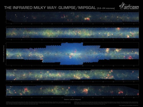 "Kosmiczny gobelin" uwiecznił Teleskop Spitzera - Astronomia